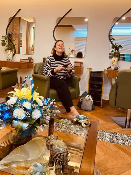Welcoming Elsa, a client from Paris, who visited us during her spiritual tour of India. She chose Swã based on our Google reviews and enjoyed a relaxing Abhyanga massage and exfoliating facial.
