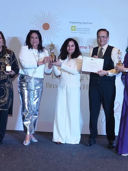On stage with my team, receiving the IMPA Best Chapter award. These are the milestones that make the journey worthwhile.