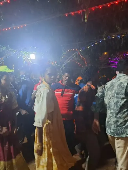 The 'dance night' at the Roti Habba, where the entire Soliga community, young and old, dances in circles for hours.