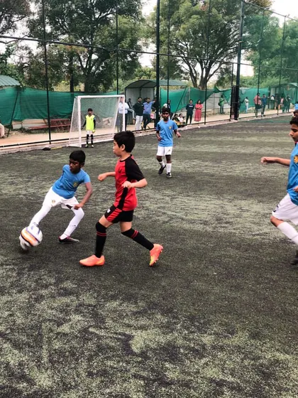 Our U-9, U-11, U-13, and U-15 teams engaging in competitive practice matches against Bengaluru United FA, a crucial part of their pre-season and ongoing development.