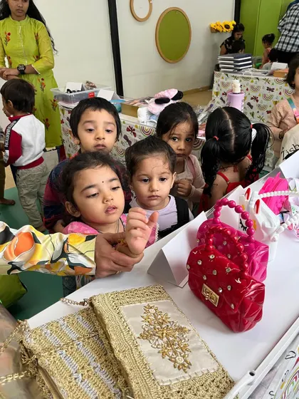 We prepare children for the real world with essential life skills. This gallery shows our Market Day, where kids learn about shopping and transactions, and important workshops on dental hygiene and personal safety, all taught in an engaging, age-appropriate manner.