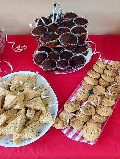 A variety of delicious and healthy snacks we enjoy during our parties and celebrations, many of which are homemade with the children's help.