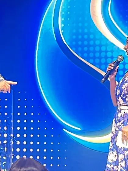 Interacting with Shaan during his live concert. My job is to bridge the gap between the artist and the audience, facilitating interaction and making the concert feel personal.