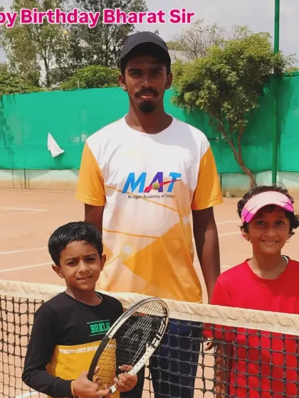 Wishing Coach Bharat a very happy birthday! Our coaches are an integral part of our family, mentoring and guiding our young players.