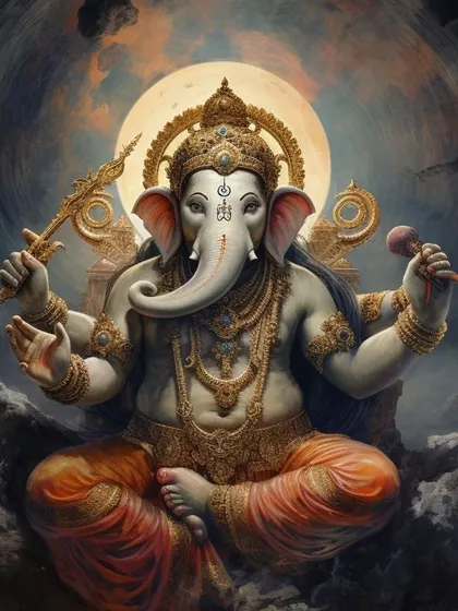 This Ganesha mantra is a prayer to the remover of all obstacles. Chanting it before starting any new work is believed to ensure success.