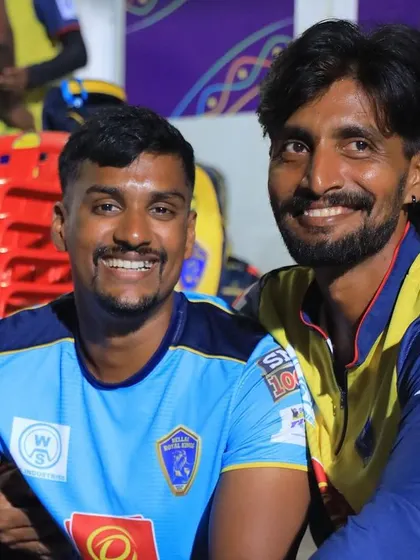 Pictured here with one of the players from the Nellai Royal Kings. Building strong relationships with the athletes I train is key to understanding their needs and helping them succeed.