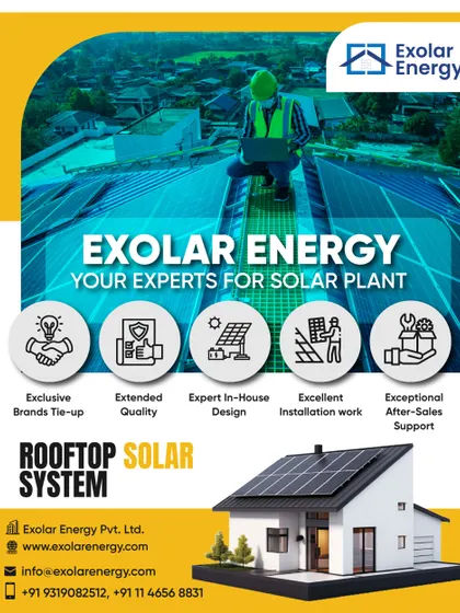 As your experts for solar plants, we offer an end-to-end rooftop solar system with exclusive brand tie-ups, expert in-house design, and exceptional after-sales support.