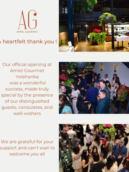 A heartfelt thank you to everyone who joined us for the Grand Opening of Amiel Gourmet Yelahanka. Your support means the world to me.