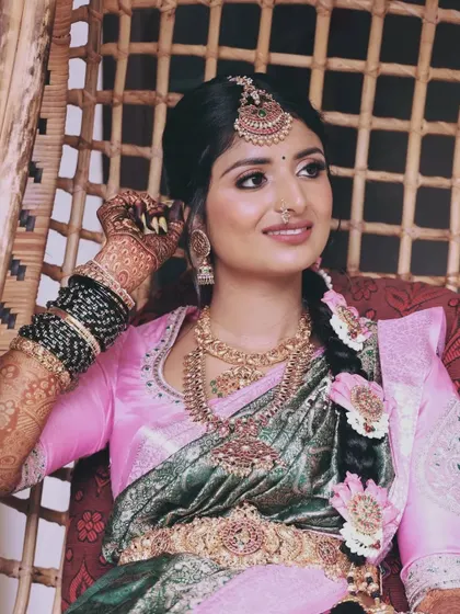 I love creating looks for the entire bridal party. This client was glowing for a family wedding, and her makeup was designed to last all day.