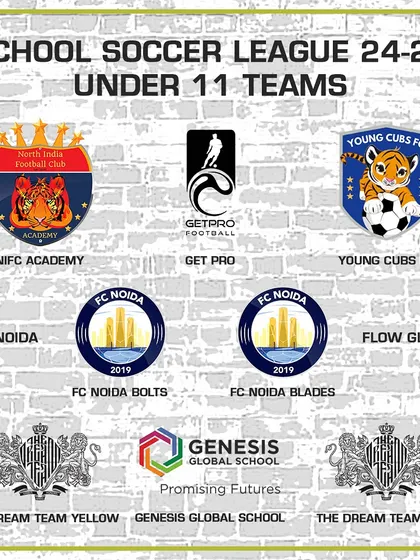 Introducing the Under 11 teams for the upcoming School Soccer League season. A competitive lineup of academies and clubs.
