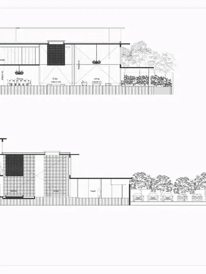 These plans and renders are for a 25,000 sqft modernist home. The design is conceived as a private, inward-looking structure that opens up to beautifully layered internal courtyards and social spaces, creating a personal sanctuary that balances grandeur with intimacy.