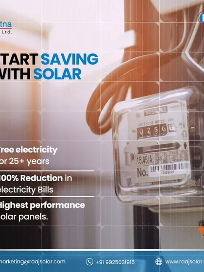 Start saving with solar and enjoy free electricity for 25+ years. We promise up to 100% reduction in electricity bills with our highest-performance solar panels, a smart choice for any homeowner.
