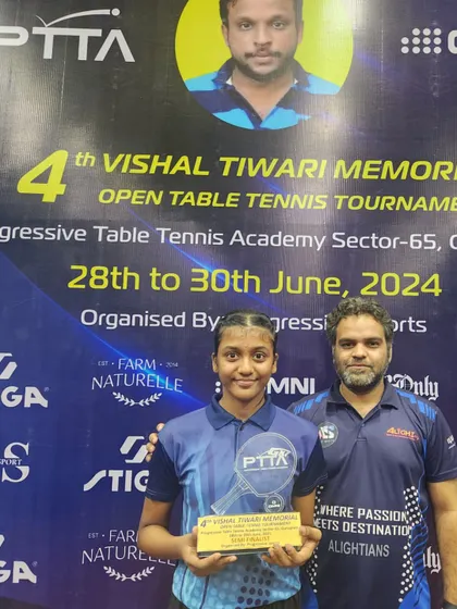 Another one of our girl champions from the Vishal Tiwari Memorial tournament.