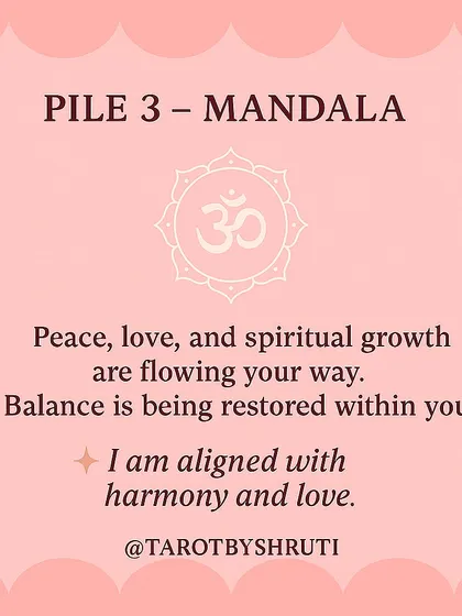 A message from your spirit guides. By choosing a symbol, you can receive guidance on trusting your intuition, preparing for a powerful shift, or aligning with peace and spiritual growth.