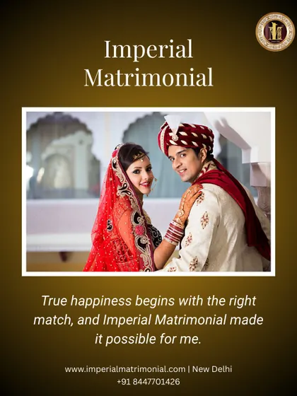 True happiness begins with the right match. We don't just connect profiles; we bring together hearts, families, and lifelong dreams to make everything feel complete.