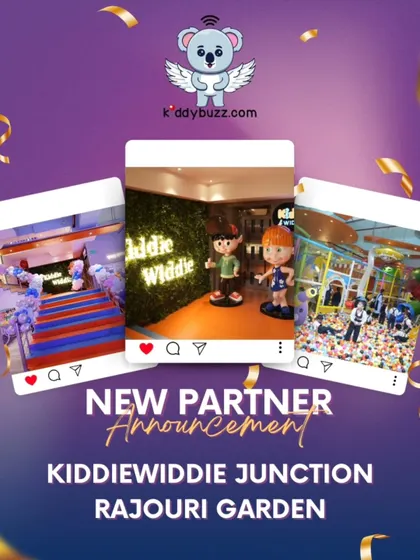 Kiddiewiddie Junction in Rajouri Garden is a fantastic kids' fun zone. I've partnered with them to bring you an exclusive 10% off on tickets when you book through me.