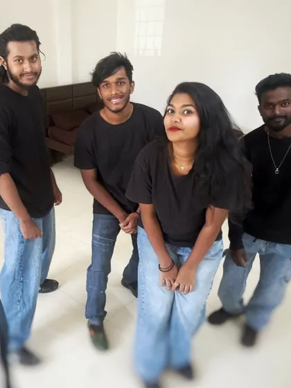 Another pose from our corporate event troupe. We bring a professional attitude and high energy to every performance we undertake.