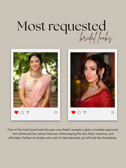A recap of the most requested bridal looks of the year. These timeless, fresh, and luminous styles are perfect for brides who want to feel elevated yet still look like themselves.
