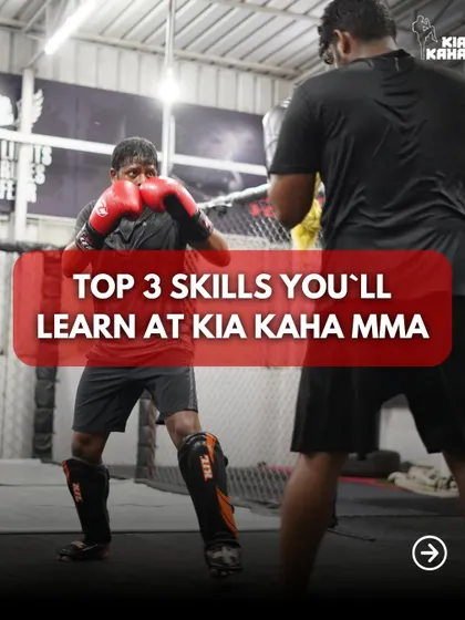 Here are the top skills you'll learn at Kia Kaha MMA. From powerful strikes to unbreakable defense, we cover it all. Ready to level up?