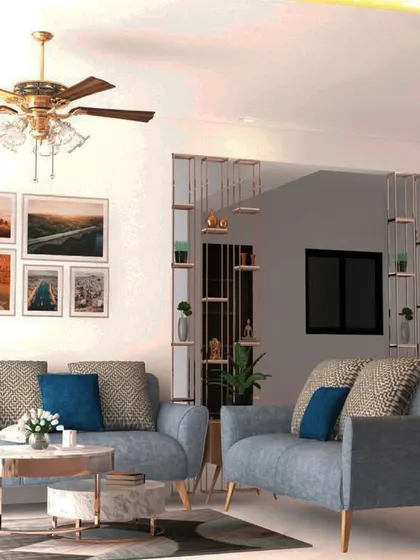 In our 'Contemporary Fusion' 2BHK in Pune, we used a soft color palette and a gallery wall to add a personal touch. The space feels clean, modern, and deeply connected to the family that lives there.