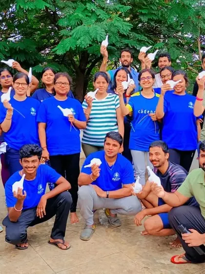 Our happy group of students after a Shatkriya session. There's a great sense of accomplishment and clarity after completing these cleansing practices.