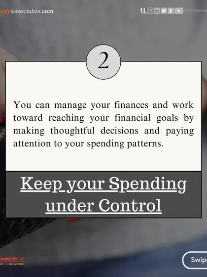 A duplicate visual on keeping spending under control. This is a core principle of sound personal finance management.