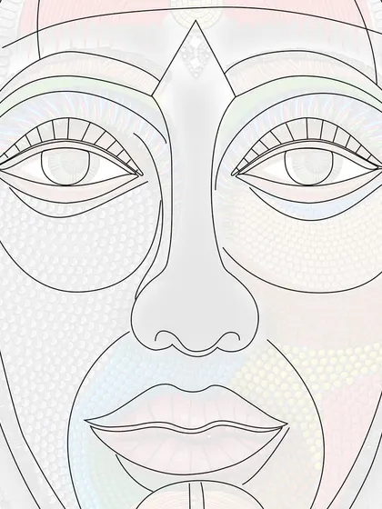 A duplicate of the "SANKETANA" line-art promo.
