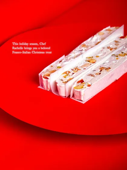 This holiday season, I'm bringing you a beloved Franco-Italian Christmas treat: Nougat.