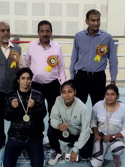 Another victory moment for our talented female boxers at the 2023 Delhi State Championship. Their success proves that with the right coaching and dedication, anything is possible.