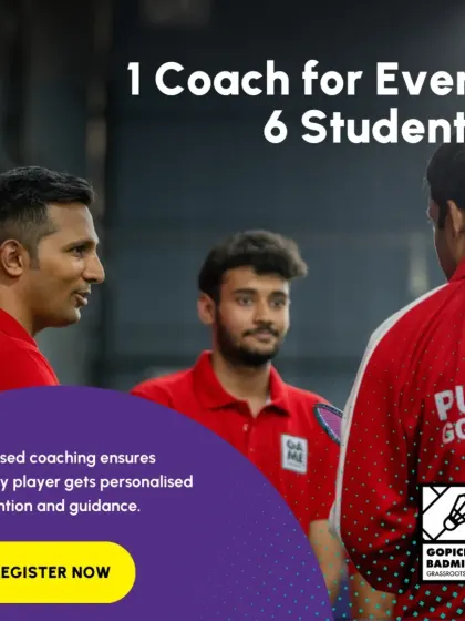 You're never just a face in the crowd here. With one coach for every six students, we guarantee personalized guidance and focused attention to help you master every aspect of your game.