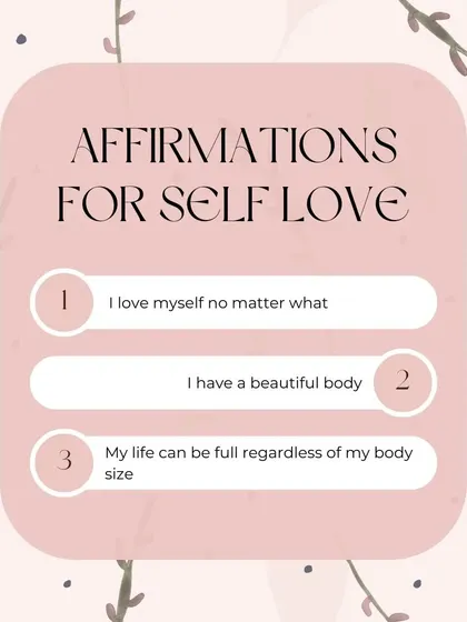 Here are some affirmations for self-love. Repeat them daily to shift your mindset. The inner work must come before the outer transformation.