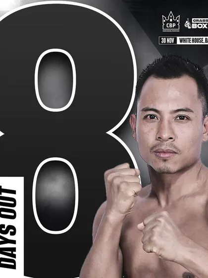 8 Days Out. A countdown poster for our fight night in Bangalore.