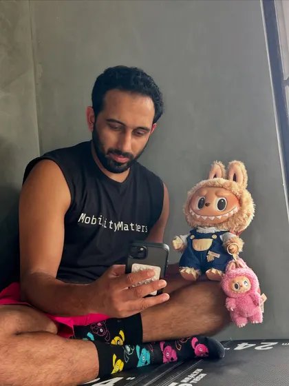 Just scrolling through some new workout ideas with my crew. We're planning our next session.