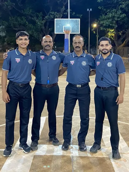 Our team of experienced referees for the Hooplah tournament. We ensure every game is clean, with no drama.