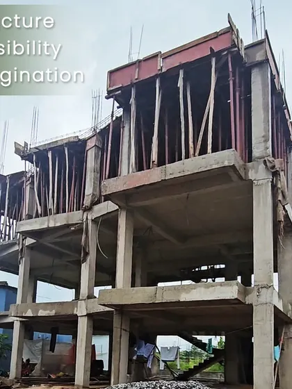 The raw structure of a building is where we see pure possibility and imagination. This is the foundation upon which we build our designs.