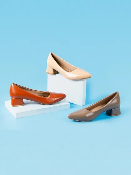 E-commerce photography needs to be clean, clear, and compelling. For this international footwear brand, I used a simple, color blocked background and creative composition to make these formal shoes pop, ensuring they stand out on any product page.
