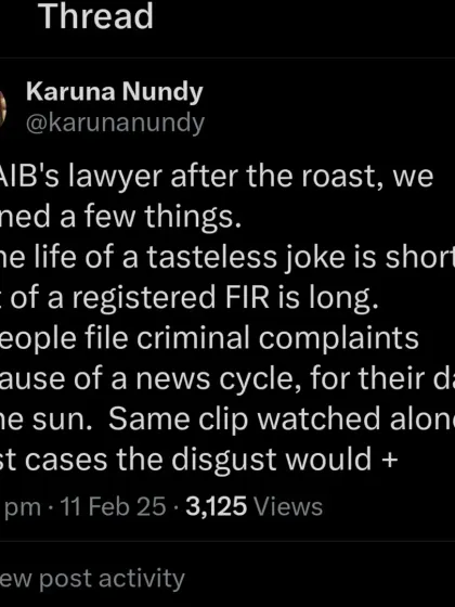 A key insight from my experience as AIB's lawyer following the roast controversy. This is a prime example of crisis litigation, where understanding the dynamics of public perception and criminal complaints is as crucial as the legal arguments themselves.