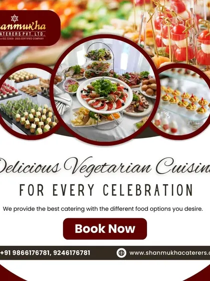 Delicious vegetarian cuisine for every celebration. We provide the best catering with different food options you desire.
