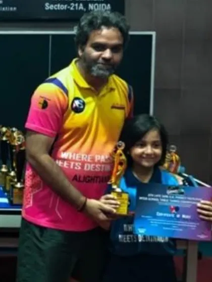One of our youngest champions. We start training kids from 3.5 years onwards, building a love for the game early on.
