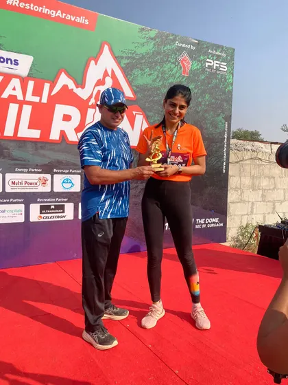 Another podium finish for GRR at the Aravali Trail Run. Our runners consistently perform at the highest level.