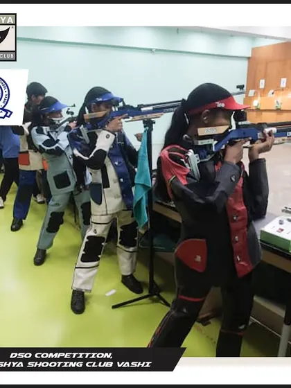 A focused line of young female shooters at the DSO competition. I am committed to nurturing talent and providing equal opportunities for all my athletes.