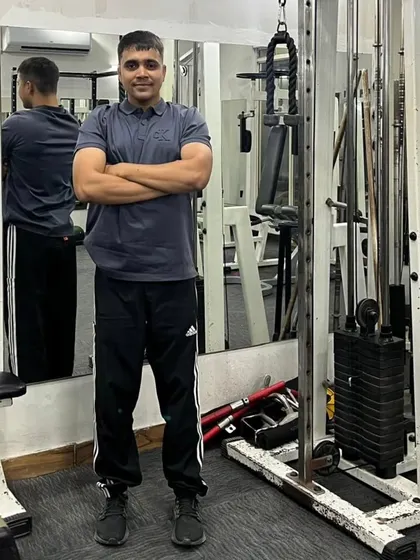 Another gym pose.