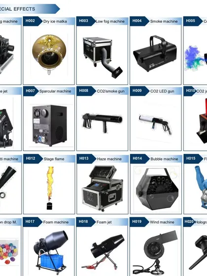 A look at some of the special effects machines I have for rent. This includes dry ice and low fog machines, smoke and haze machines, bubble machines, and confetti cannons to add excitement to your event.