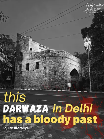 This darwaza (gate) in Delhi has a bloody past, quite literally. This is the Khooni Darwaza, or the 'Bloody Gate', and its name is well-earned.
