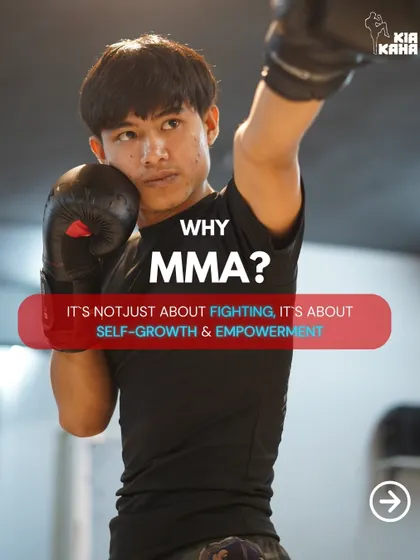 Why MMA? It's not just about fighting. It's about self-growth, empowerment, and becoming the strongest version of yourself.