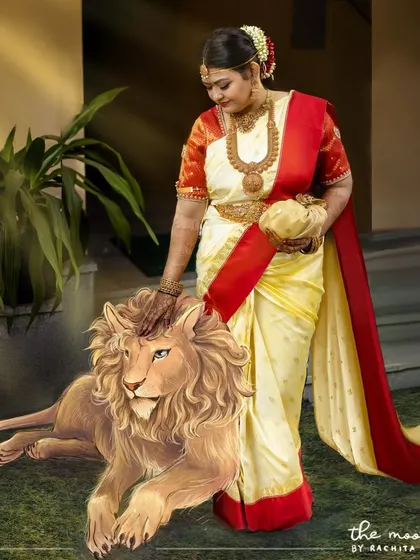 She is a lioness with a wild heart. I started this photo illustration of my sister two years ago and finally finished it. It's a powerful piece about feminine strength.