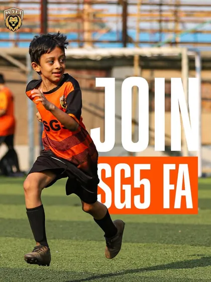 The joy and energy of youth football. This action shot of a young player running on the pitch perfectly captures the spirit of our academy. Join us and let your child shine.