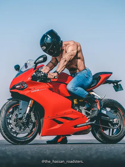 What is better than watching a beautiful dream? Living it. This photo of me on my Ducati captures the feeling of achieving a lifelong dream.