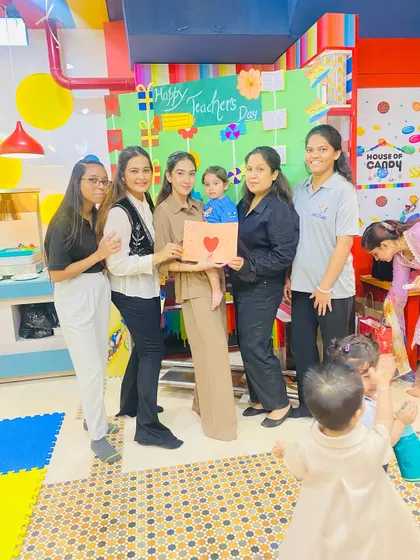 Another proud moment from our Teacher's Day celebration, where parents and children came together to show their gratitude.