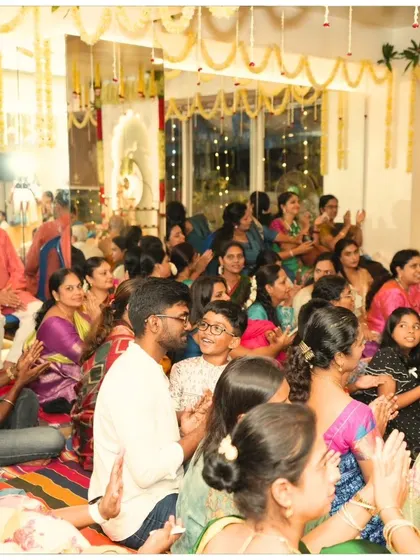The energy in the room was electric during our Janmashtami event. Young and old came together to clap, sing, and celebrate, embodying the inclusive spirit of our shala.